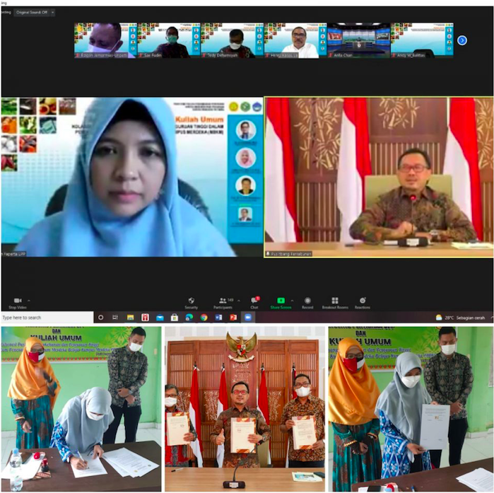 FAKULTAS PERTANIAN UPP TANDATANGANI PERJANJIAN KERJASAMA DENGAN PUSLITBANG PERKEBUNAN KEMENTAN RI