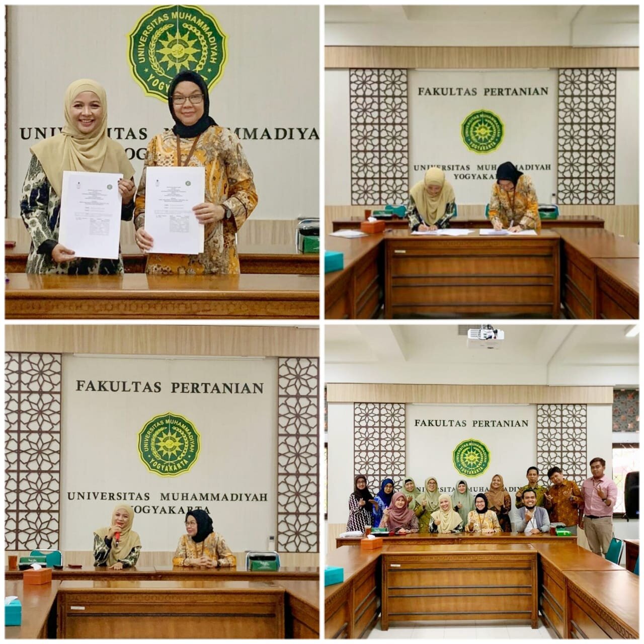 FAKULTAS PERTANIAN UPP MELAKUKAN PENANDATANGANAN NOTA KERJASAMA DENGAN FAKULTAS PERTANIAN UNIVERSITAS MUHAMMADIYAH YOGYAKARTA