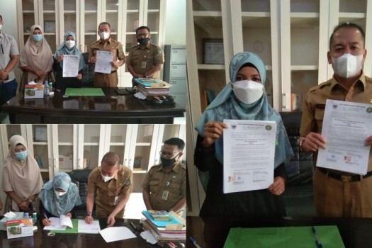 MOU FAPERTA UPP DENGAN DINAS KOPERASI UKM, TRANSMIGRASI DAN TENAGA KERJA KABUPATEN ROHUL