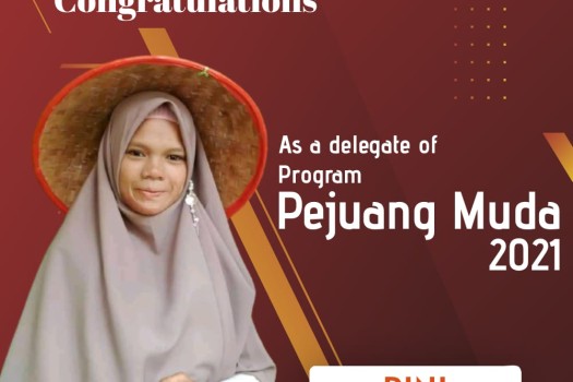 MAHASISWI AGRIBISNIS LOLOS PROGRAM PEJUANG MUDA 2021