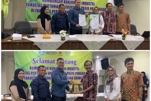 FAKULTAS PERTANIAN UPP DAN FAKULTAS PERTANIAN UNIVERSITAS SRIWIJAYA LAKUKAN PERJANJIAN KERJASAMA UNTUK MENDORONG KEGIATAN MBKM