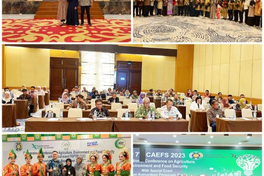 PIMPINAN FAKULTAS PERTANIAN UPP MENGHADIRI EVENT NASIONAL FORUM KOMUNIKASI PERGURUAN TINGGI PERTANIAN INDONESIA (FKPTPTI) YANG BERSEMPENA DENGAN 7TH INTERNATIONAL CONFERENCE ON AGRICULTURE, ENVIRONMENT AND FOOD SECURITY.