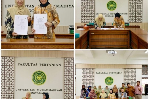 FAKULTAS PERTANIAN UPP MELAKUKAN PENANDATANGANAN NOTA KERJASAMA DENGAN FAKULTAS PERTANIAN UNIVERSITAS MUHAMMADIYAH YOGYAKARTA